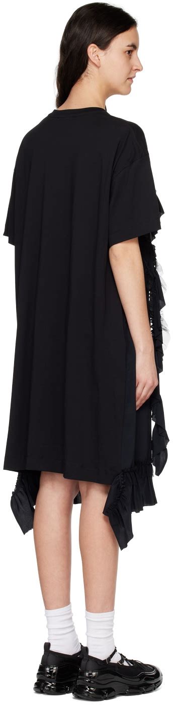 Simone Rocha Black Ruffle Midi Dress Simone Rocha