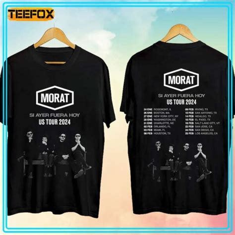 Morat Si Ayer Fuera Hoy US Tour 2024 Concert T Shirt Walmart