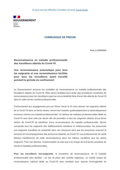 Reconnaissance en maladie professionnelle des travailleurs atteints du
