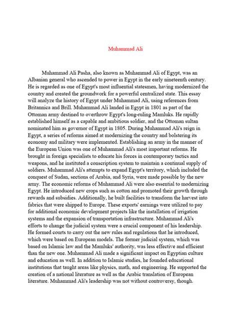 Muhammad Ali | PDF | Egypt