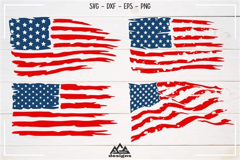 Distressed American Flag Svg Usa Flag Svg Grunge Usa Flag By Pinoyart