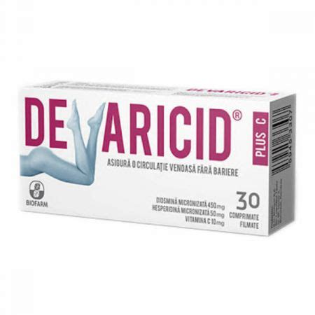 Devaricid Plus C Comprimate Biofarm Farmacia Tei Online