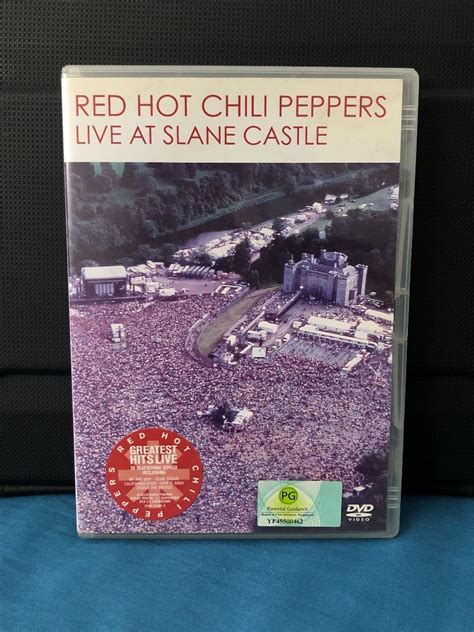 Red Hot Chili Peppers Live At Slane Castle Hobbies Toys Music Media CDs DVDs On Carousell