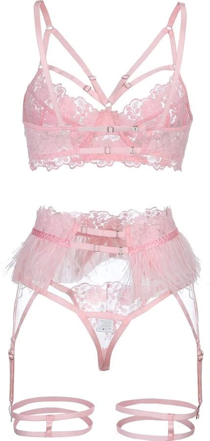 Heling Lingerie Set For Women Sexy Lingerie Suspender Set Sexy Steel Ring Lingerie Underwear