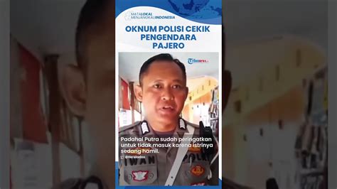 Viral Video Oknum Polisi Gowa Cekik Pengendara Pajero Saat Menilang