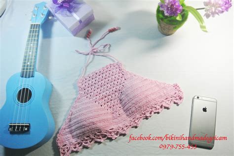 Mặc bikini len móc nóng bỏng cho mùa thu lạnh giá Bikini len móc nóng