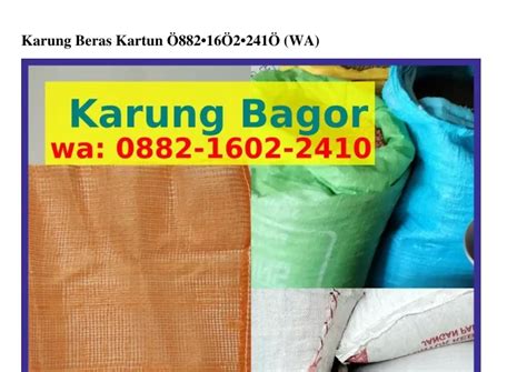 karung beras kartun  lo lowa powerpoint
