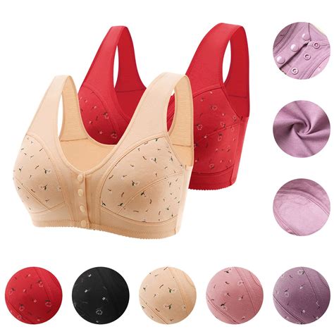 Amidoa Lingerie For Women Full Figure Front Closure Pcs Bras Womens Bras Clearance Xxxxxl