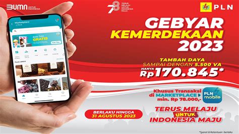 Promo Gebyar Kemerdekaan 2023 Pln Beri Diskon Spesial Tambah Daya Hanya Rp170845