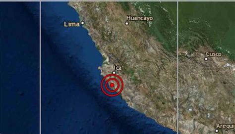 Sismo De Magnitud 4 6 Fue Percibido En Ica Esta Madrugada Exitosa