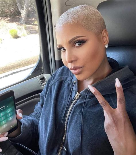Femi Ajibode Toni Braxton Happy Birthday Toni Short Platinum Blonde Hair Short