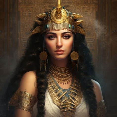 Premium Photo Hot Attractive Fashion Model In Egyptian Queen Cleopatra Royal Costumes