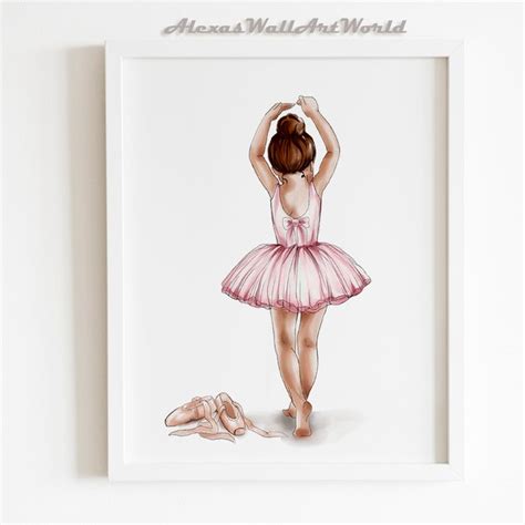 Brunette Ballerina Etsy