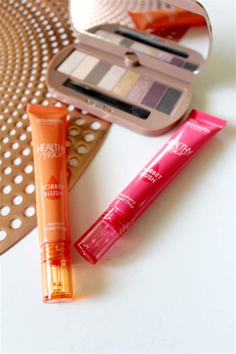 Review Bourjois Eye Catching Nude Palette And Healthy Mix Sorbet Blush