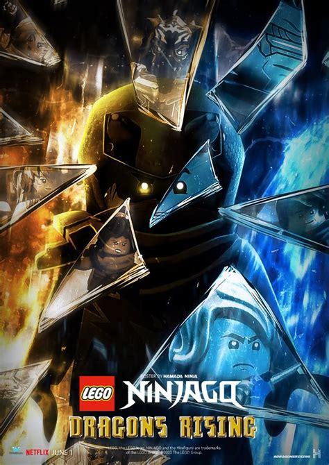 LEGO NINJAGO : DRAGONS RISING 3 POSTER BY HAMADA NINJA | Ninjago dragon ...