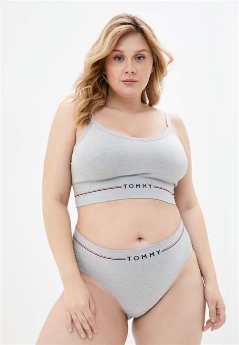 Трусы Tommy Hilfiger BIKINI цвет серый RTLAAK477501 купить в интернет магазине Lamoda