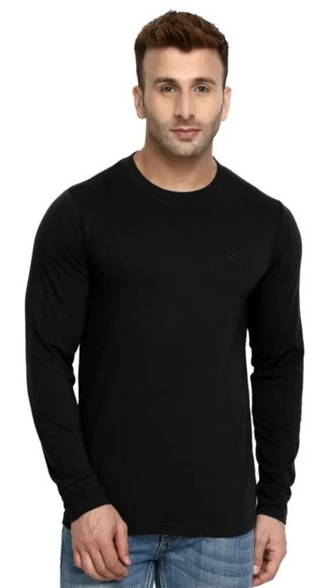 Cotton Plain Men T Shirts Round Neck At Rs 150 In Vasai Virar Id