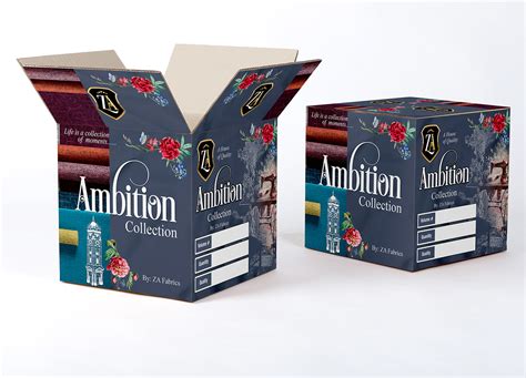 Carton Box Design | Ambition Collection | Packaging on Behance