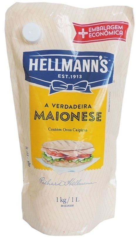 Maionese Hellmann's 1kg - Hellmanns Maionese 1kg