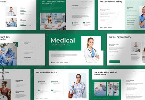 Medical Presentation Template Stock Template | Adobe Stock