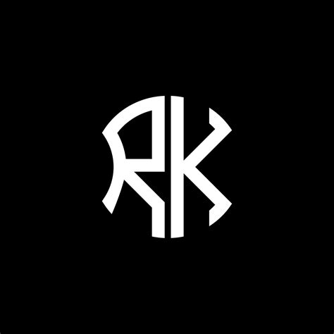 rk letter logo creative design  vector graphic abc simple