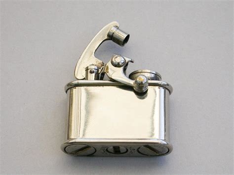 Combination Silver Cigarette Case & Lighter | BADA