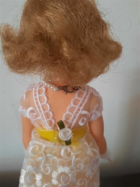 Tammy Doll Ideal BS Blonde Collectible Art Doll Inch With Lace Dress Hat
