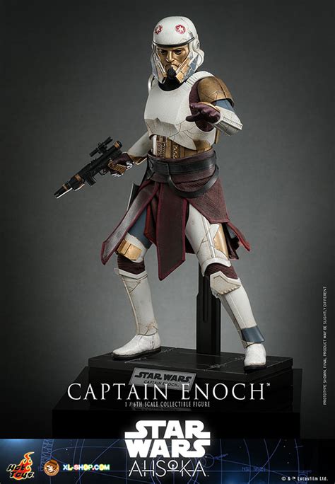 Hot Toys TMS120 Star Wars Ahsoka 1 6th Scale Captain Enoch Collectible Figure