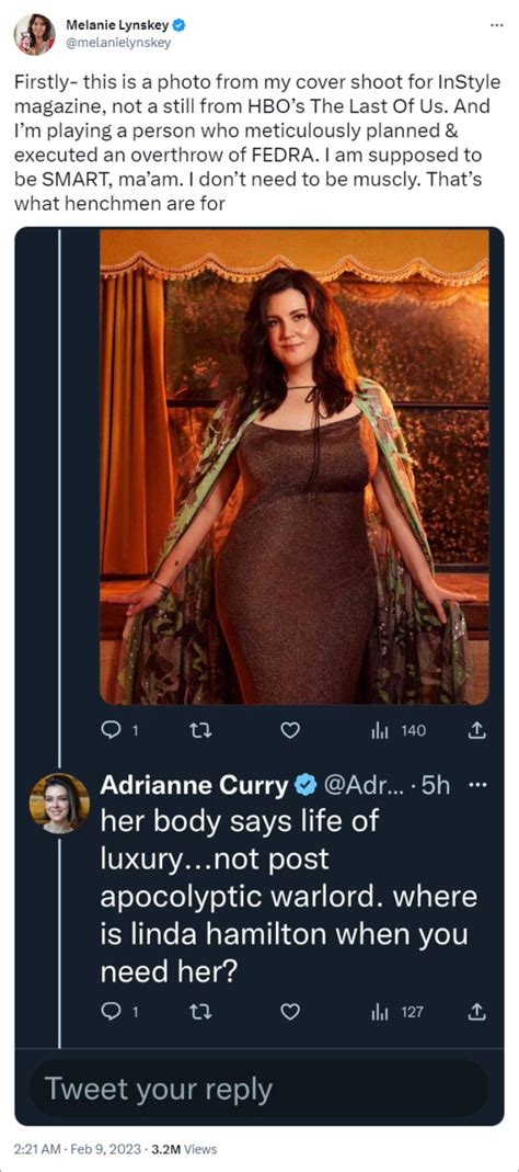 Melanie Lynskey Responds To Adrianne Curry S The Last Of Us Diss Hot Lifestyle News