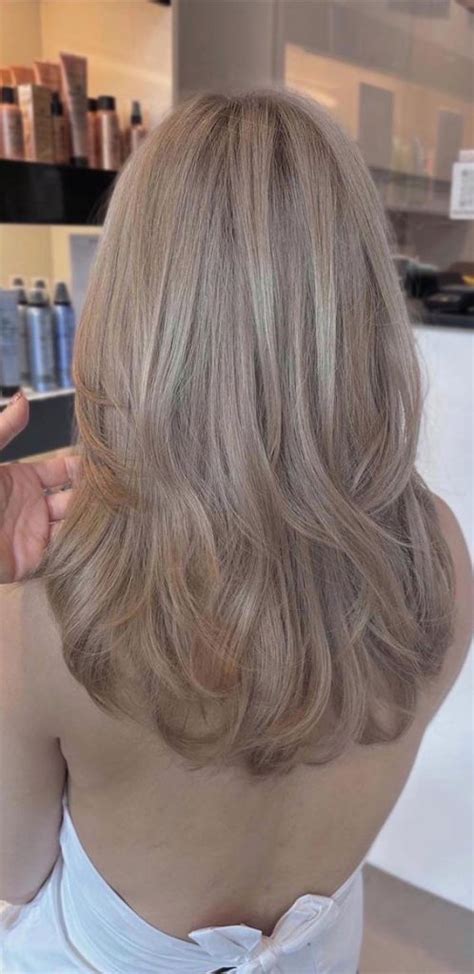 25 Trendy Mushroom Blonde Hair Colour Ideas For A Modern Look Creamy Ash Mushroom Blonde
