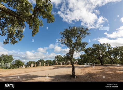 cromlech   almendres megalithic complex  almendres cromlech