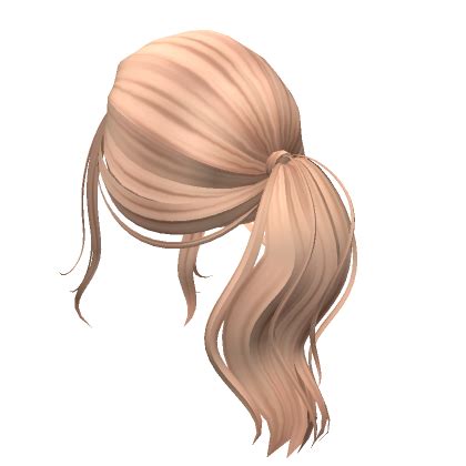 Messy Ponytail Blonde Roblox Item Rolimon S