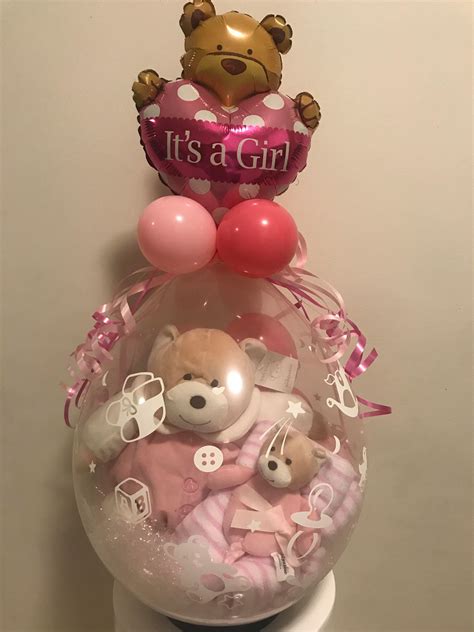 It's a GIRL! Welcome Baby Gift Balloon - Bubble Moo Balloons