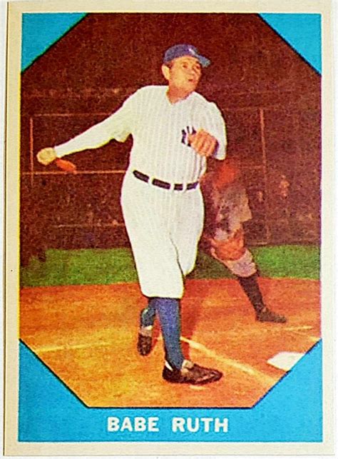 SALE Fleer Babe Ruth Card HOF Bambino Yankees Read FIRST