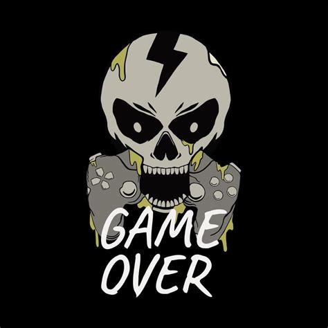 game over poster design 5152884 Vector Art at Vecteezy