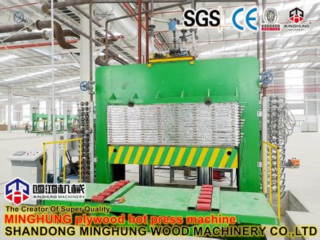 Hydraulic Multilayer 15layers Plywood Hot Press SHANDONG MINGHUNG WOOD MACHINERY CO LTD
