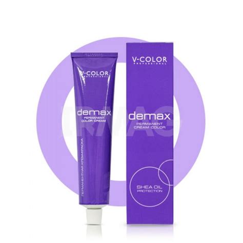 Крем-краска для волос V-Color Professional Demax (60 мл) - 9.96 Блондин ...