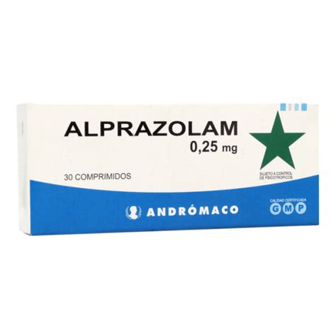 Alprazolam 025 Mg 30 Comprimidos Farmacia Santa Gemita