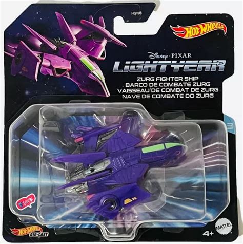 Hot Wheels Disney Pixar Lightyear Zurg Fighter Ship Envío gratis