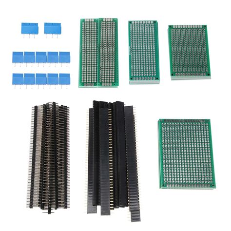 Pcs Pcb Boards Kit Double Sided Universal Circuit Board Walmart