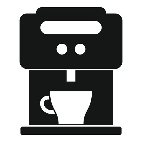 Home coffee machine icon, simple style 14574466 Vector Art at Vecteezy