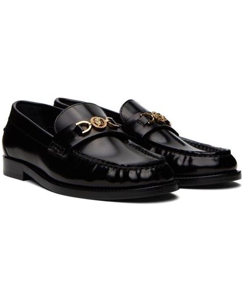 Versace Black Medusa 95 Loafers Lyst