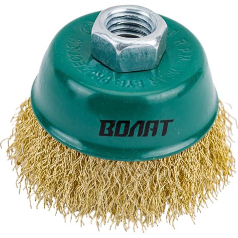 Щетка чашка гофра 65 мм, M14 для УШМ ВОЛАТ 81030-65 - выгодная цена ...