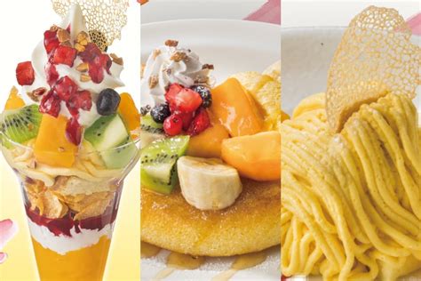 Gusto Mango And Berry Parfait Mango Pancake Mango Mont Blanc