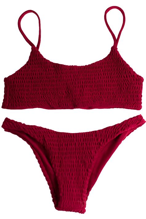 Maori Bordeaux Bikini Set Meloonpro Swimwear