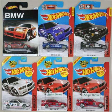 Hotwheels Hot Wheels Bmw E36 M3 Race Bmw Edition Hw Race Great For Track Stars Goodyear Koni