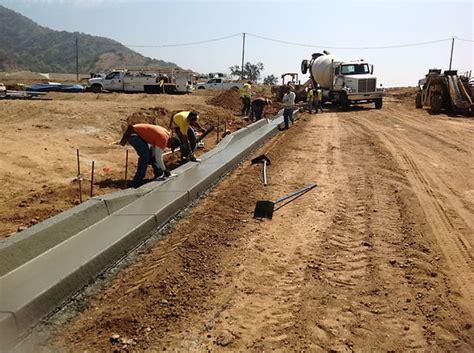 Hand Formed Concrete Curb Constructopedia