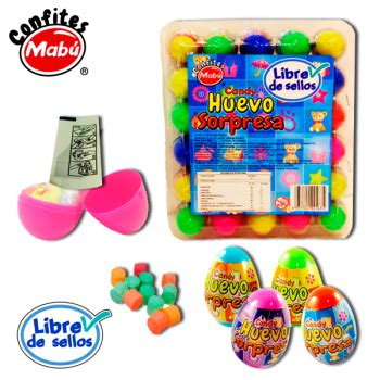 Candy Huevo Sorpresa - Huevos Sorpresas y Otros - Confites MABU Dulces ...