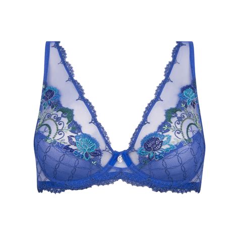 Lise Charmel Lingerie De Cristal Et D Eau Bra Glamour Blue Ach Italian Design Fashion