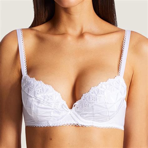 Soutien Gorge Plongeant Armatures Blanc Aubade Bahia Moi Lemon Curve